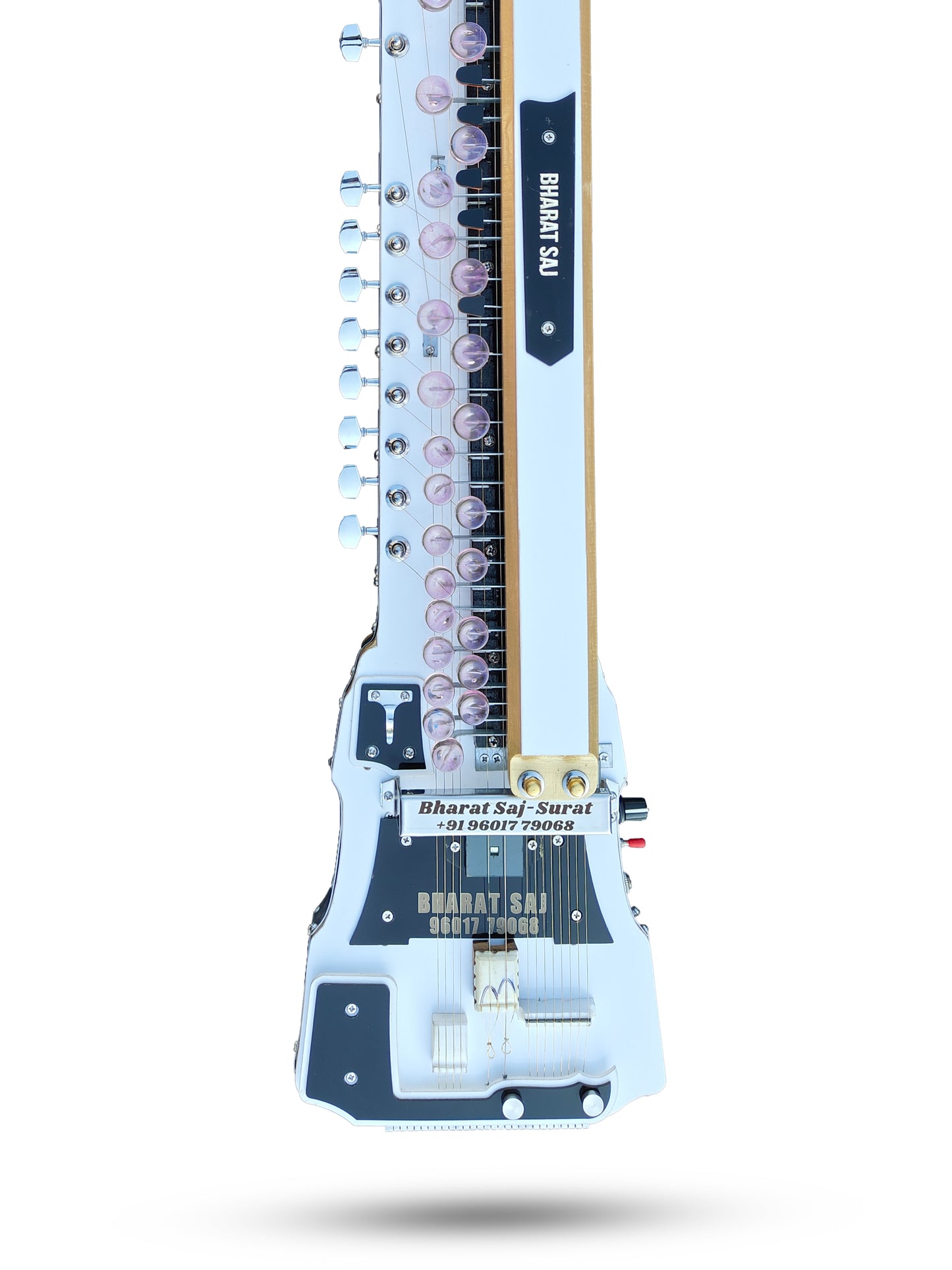 Bharat Saj® Professional Bulbul Tarang Square Model - Milky White (S-WGP)