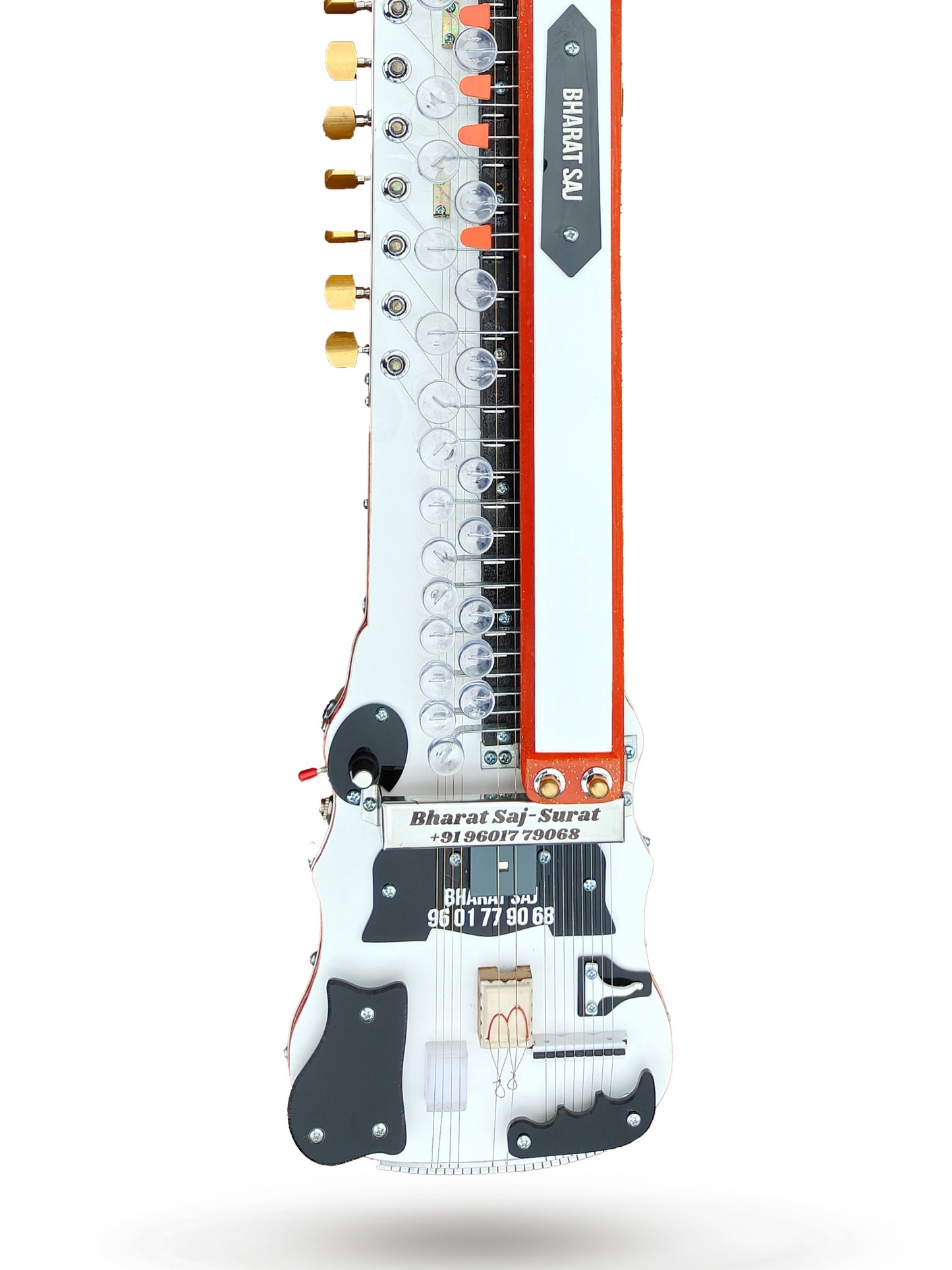 Bharat Saj® Professional Bulbul Tarang Round Model - Milky White (R-WOP)