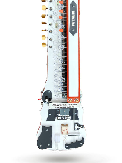 Bharat Saj® Professional Bulbul Tarang Round Model - Milky White (R-WOP)