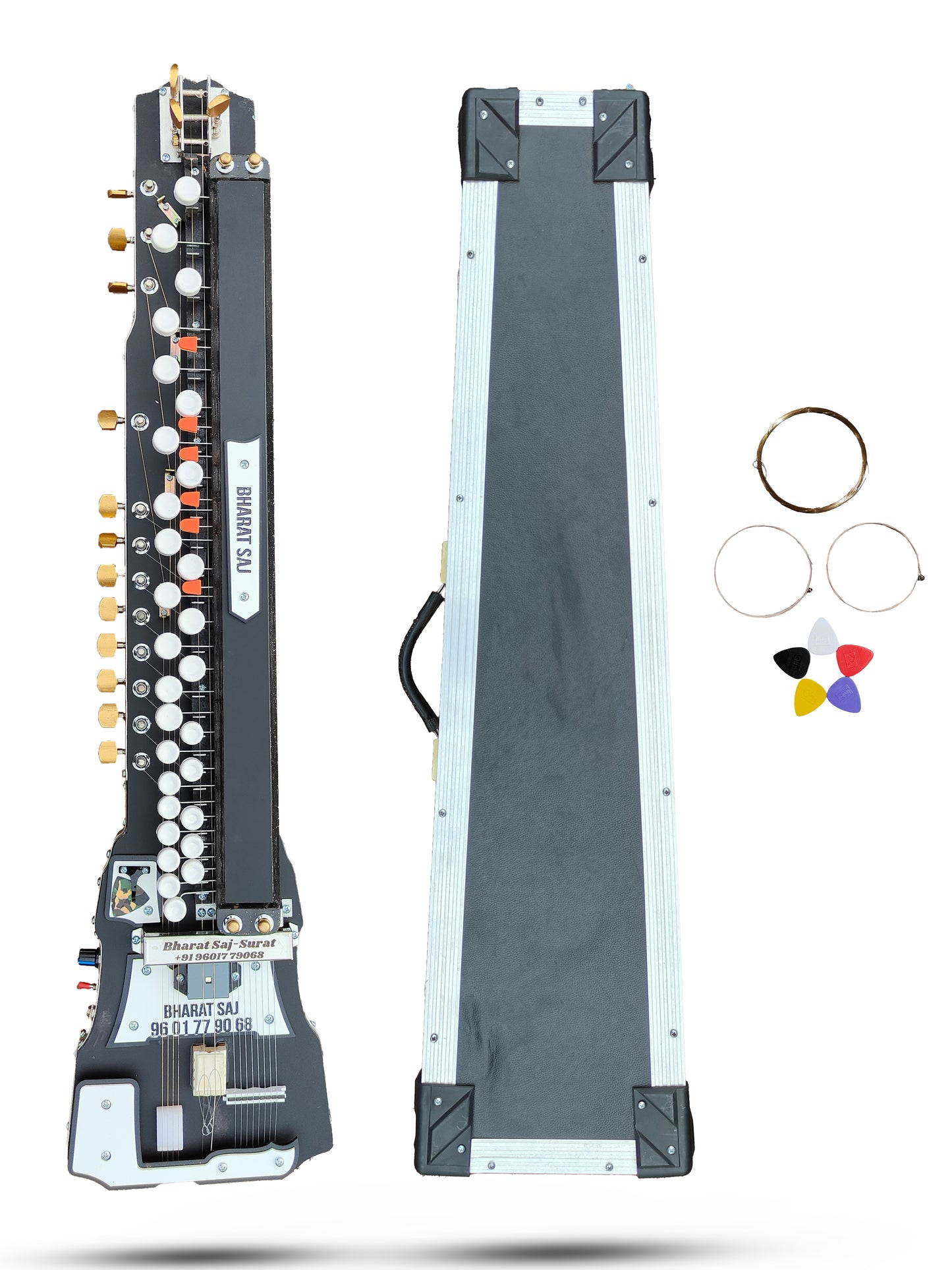 Bharat Saj® Professional Bulbul Tarang Square Model - Black Matt (S-BBW)