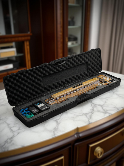 Bharat Saj® Professional Bulbul Tarang Square Model With Heavy Case  - Light Natural (S-PGT)